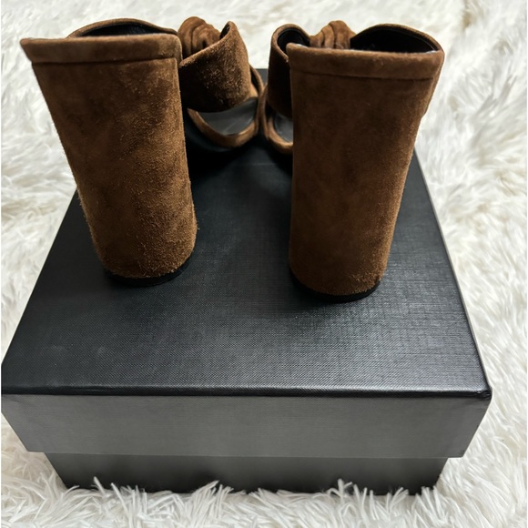 SAINT LAURENT MULE BLOCK HEELS - Picture 7 of 8
